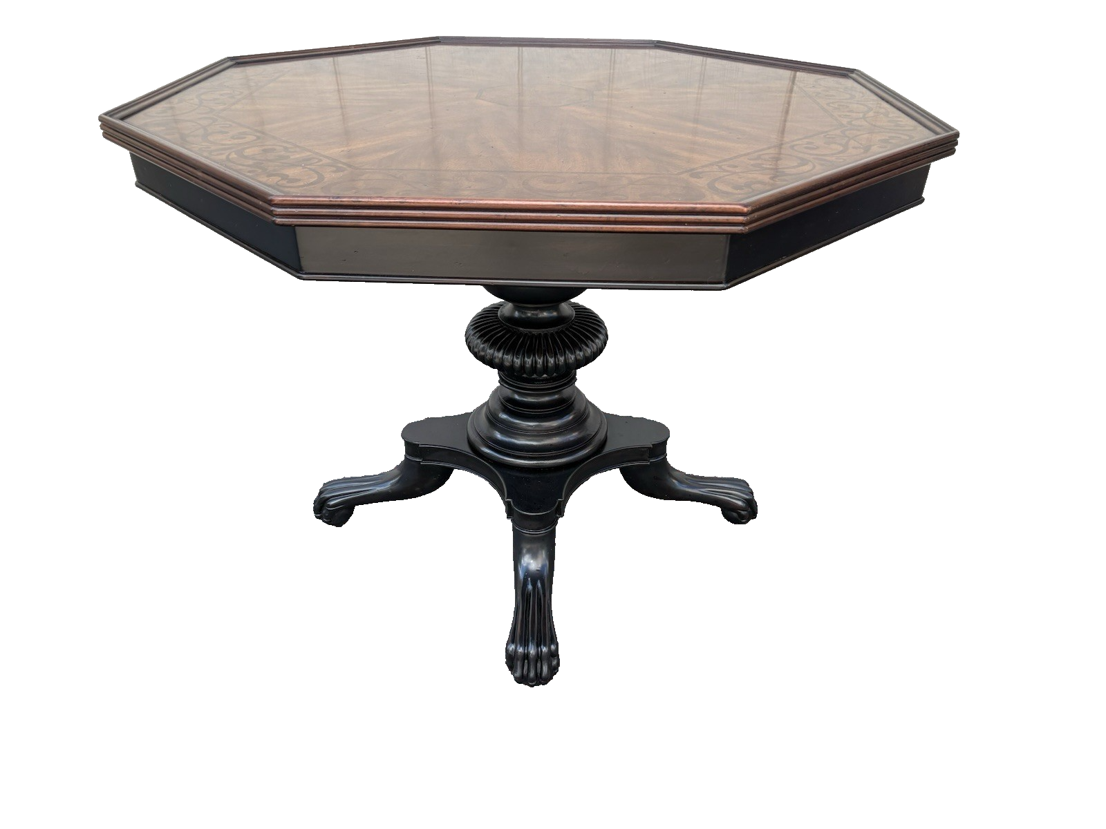 66974  Decorator Inlaid Console Foyer Table Stand