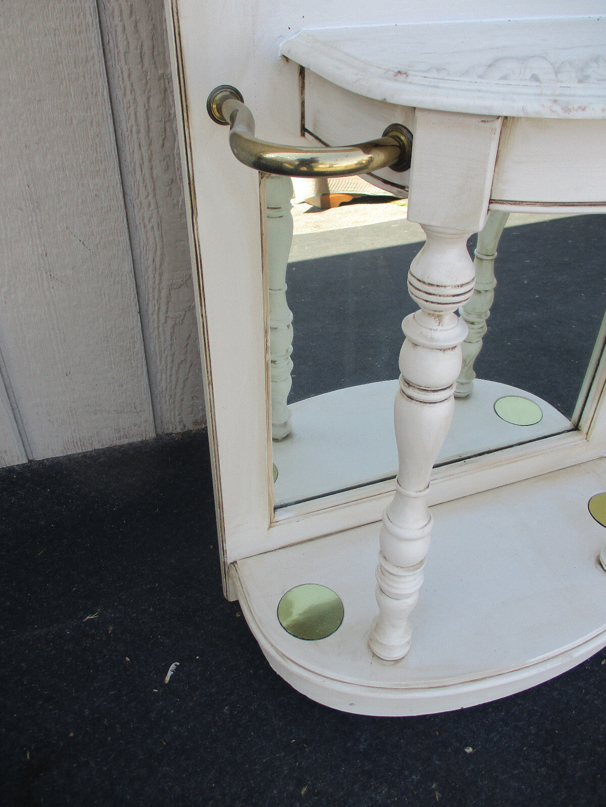 64387 Decorator Hat Rack Hall Mirror 