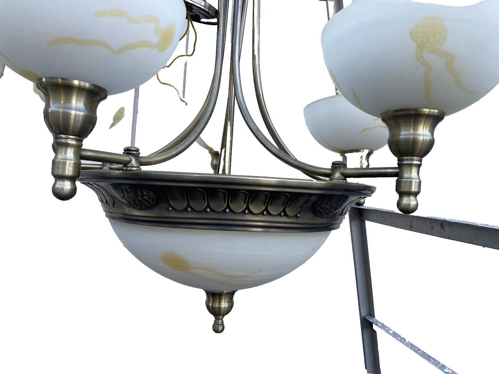 66031   Modern Decorator Hanging Light Fixture Chandelier.