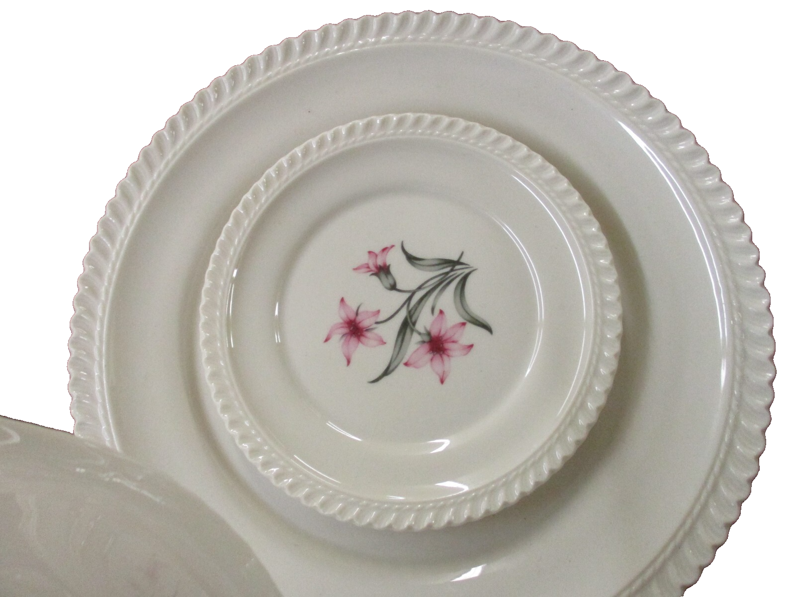 COL WW:       Sevice for 6  Harker Ceramic set  of dishes DINNERWARE