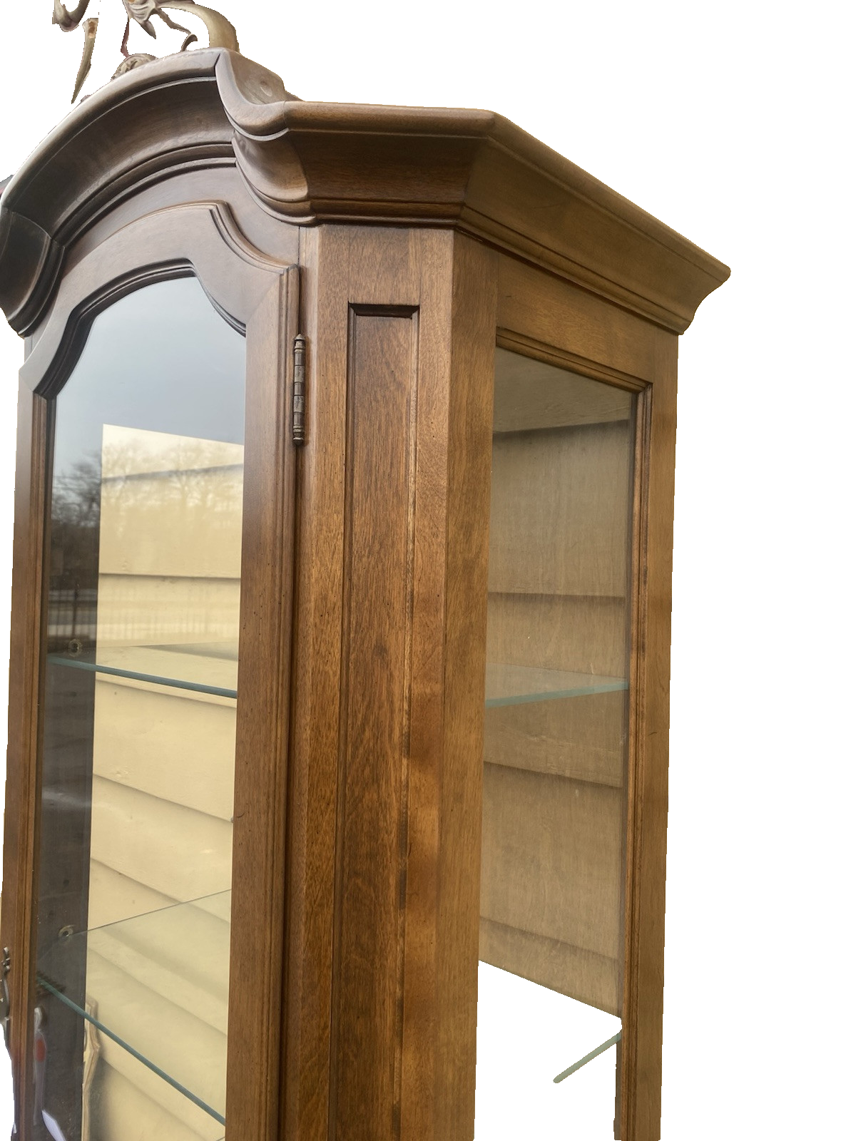 65693 ETHAN ALLEN Maple Curio China Cabinet