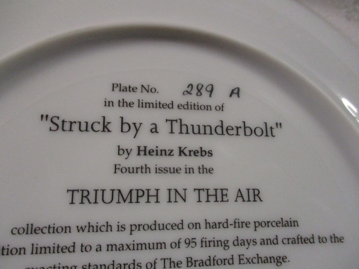 ES 04:   3 Military Plates 1 With JOHN Wayne Franklin Mint  +   2 Heinz Krebs