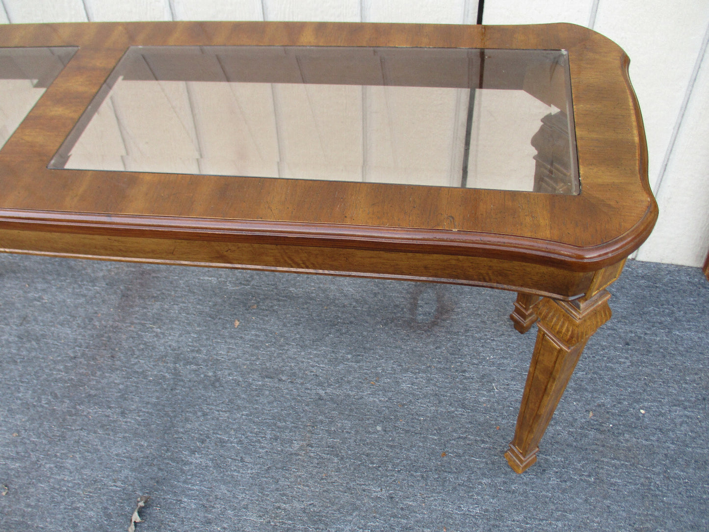 62747 Console Table Stand with Glass Inserts