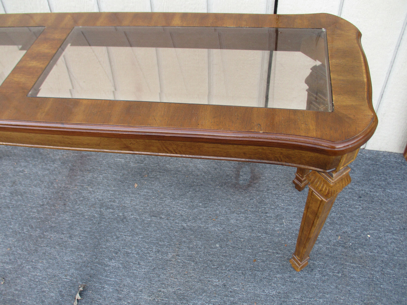 62747 Console Table Stand with Glass Inserts