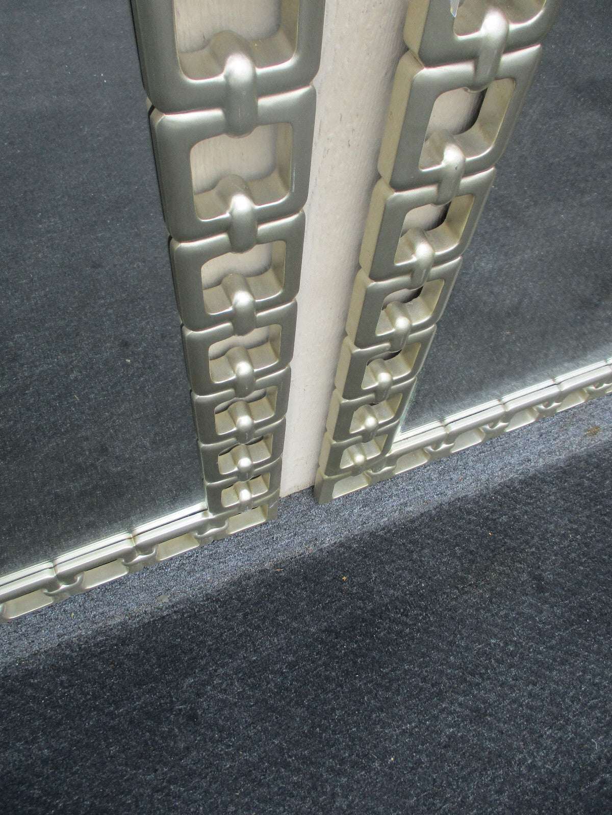 63843 PAIR  Decorator Silver Modern Mirrors Mirror s