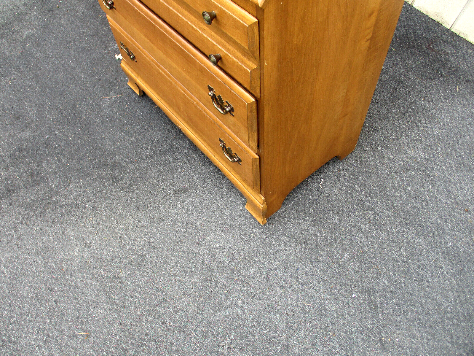63476  Solid  Maple Slant Front Office Desk