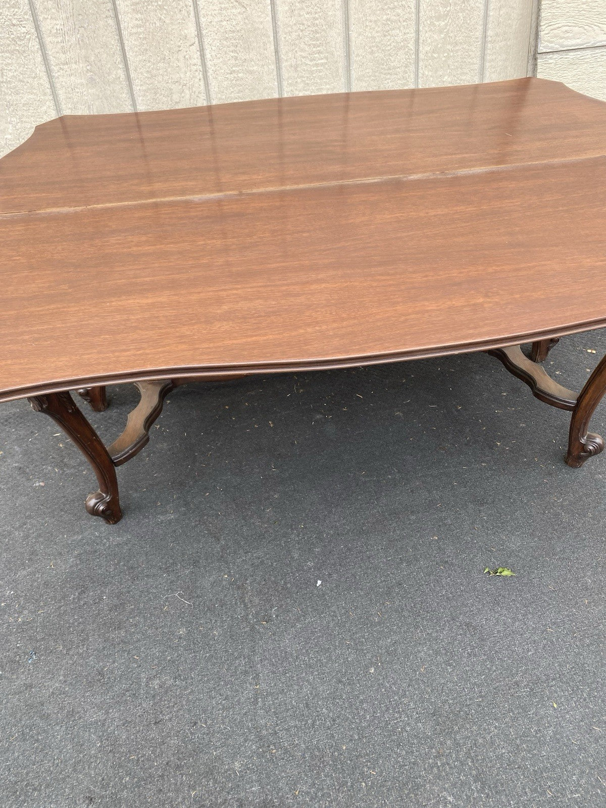 66609  Antique French Country Flip Top Dining Table Console Sofa Table