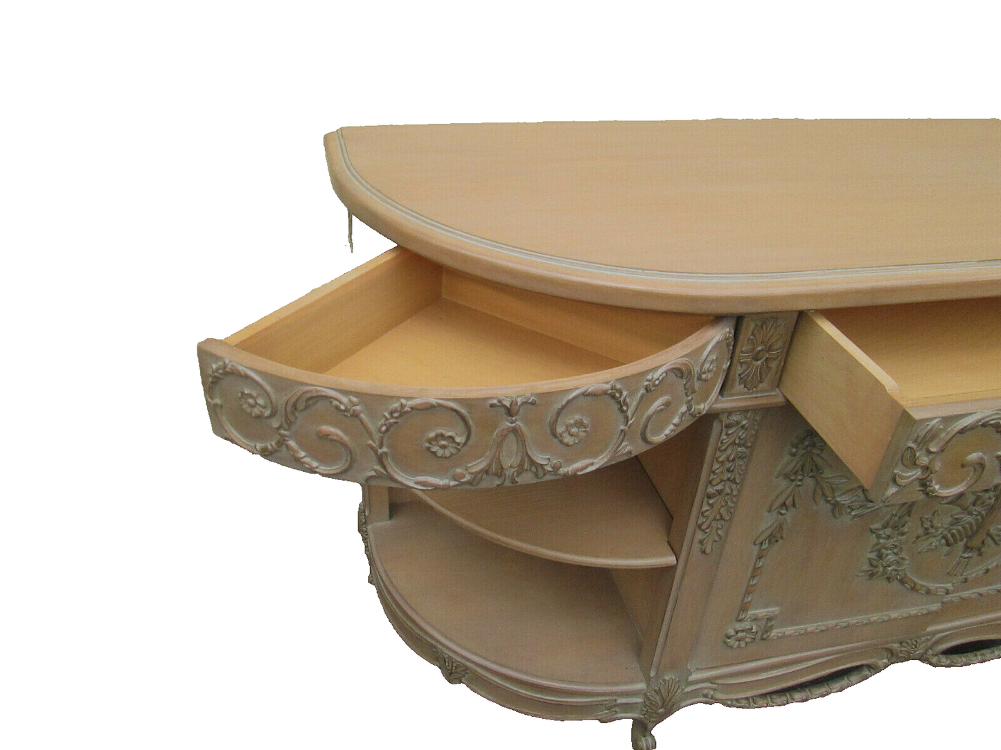 58310  ROSSI BROTHERS CUSTOM CABINET MAKERS PHILADELPHIA CARVED SERVER CABINET