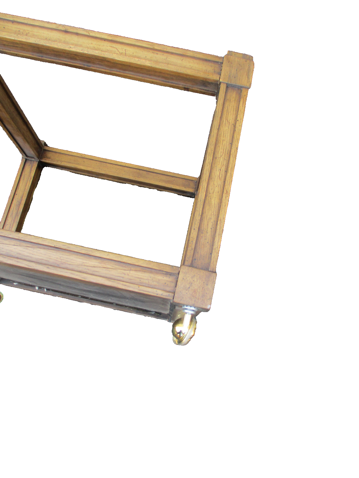 64561 MCM Modern THICK GLASS Top Coffee Table Stand