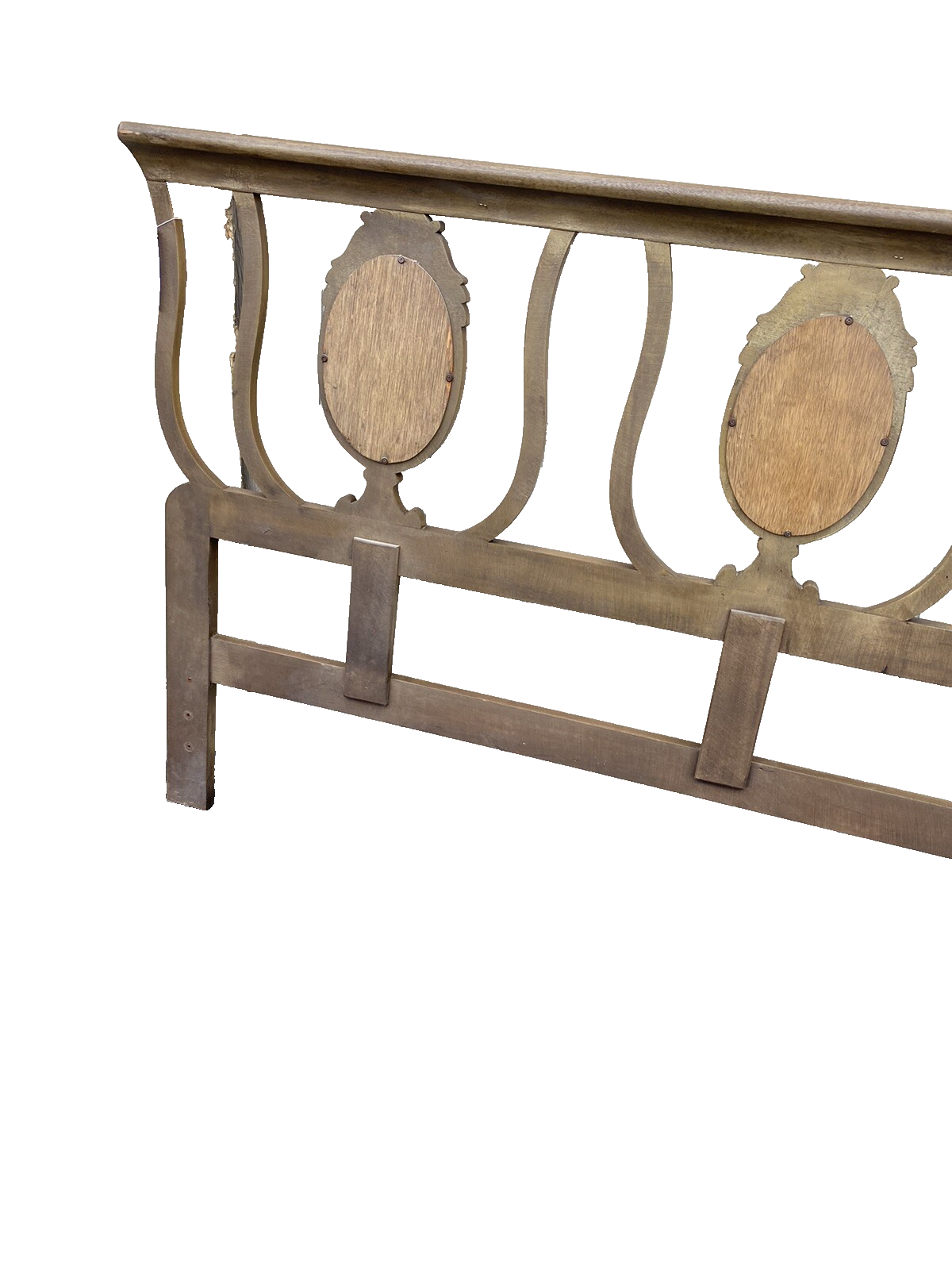 63173 King Size Mid Century Modern Headboard Bed