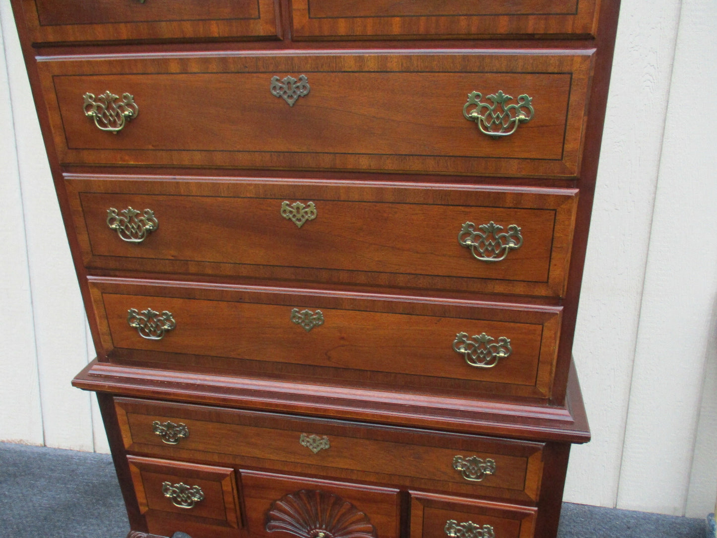 63097 STANLEY STONELEIGH Furniture High Boy Dresser Chest