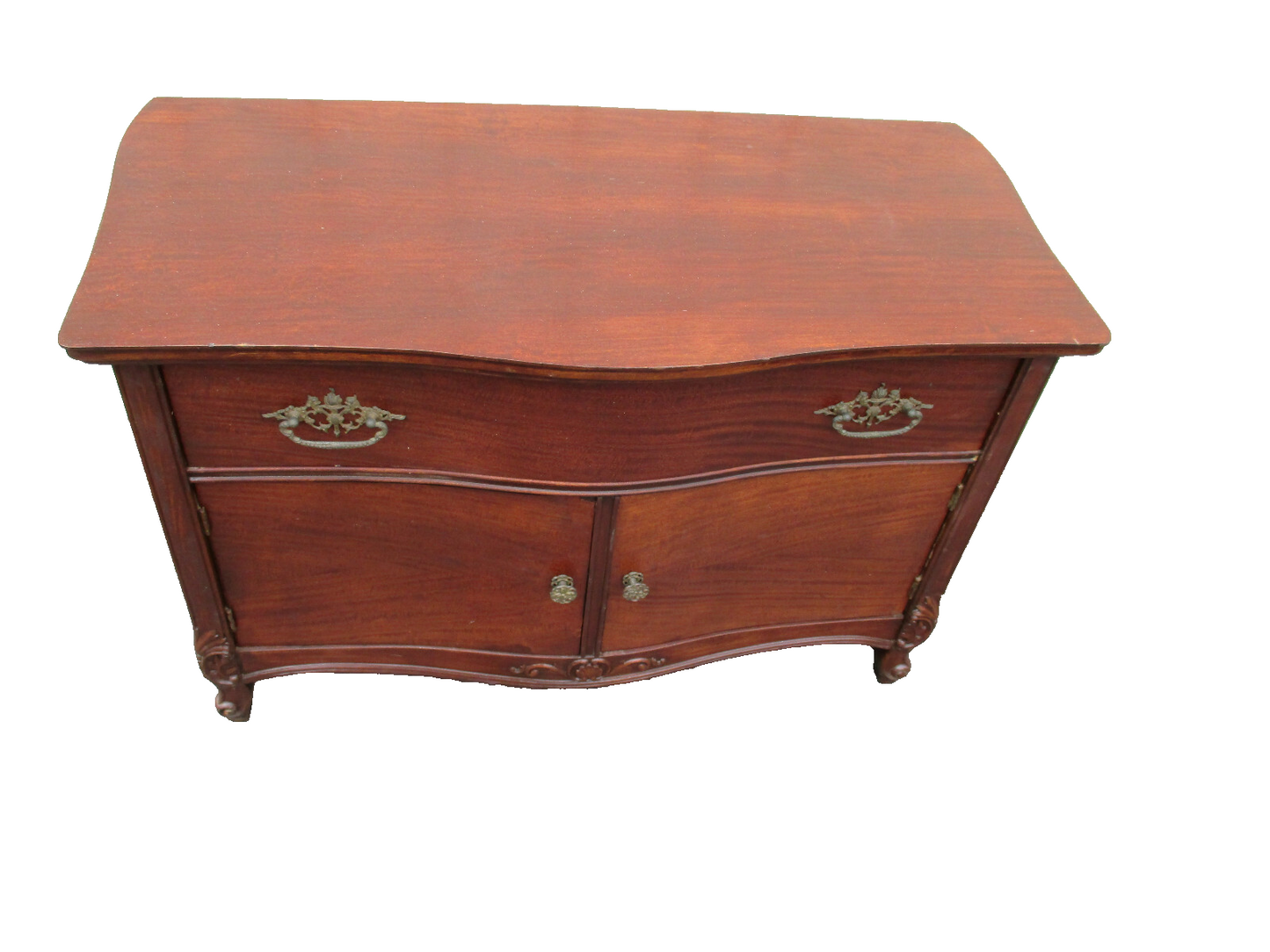 62249 Antique Mahogany Washstand Dresser Chest