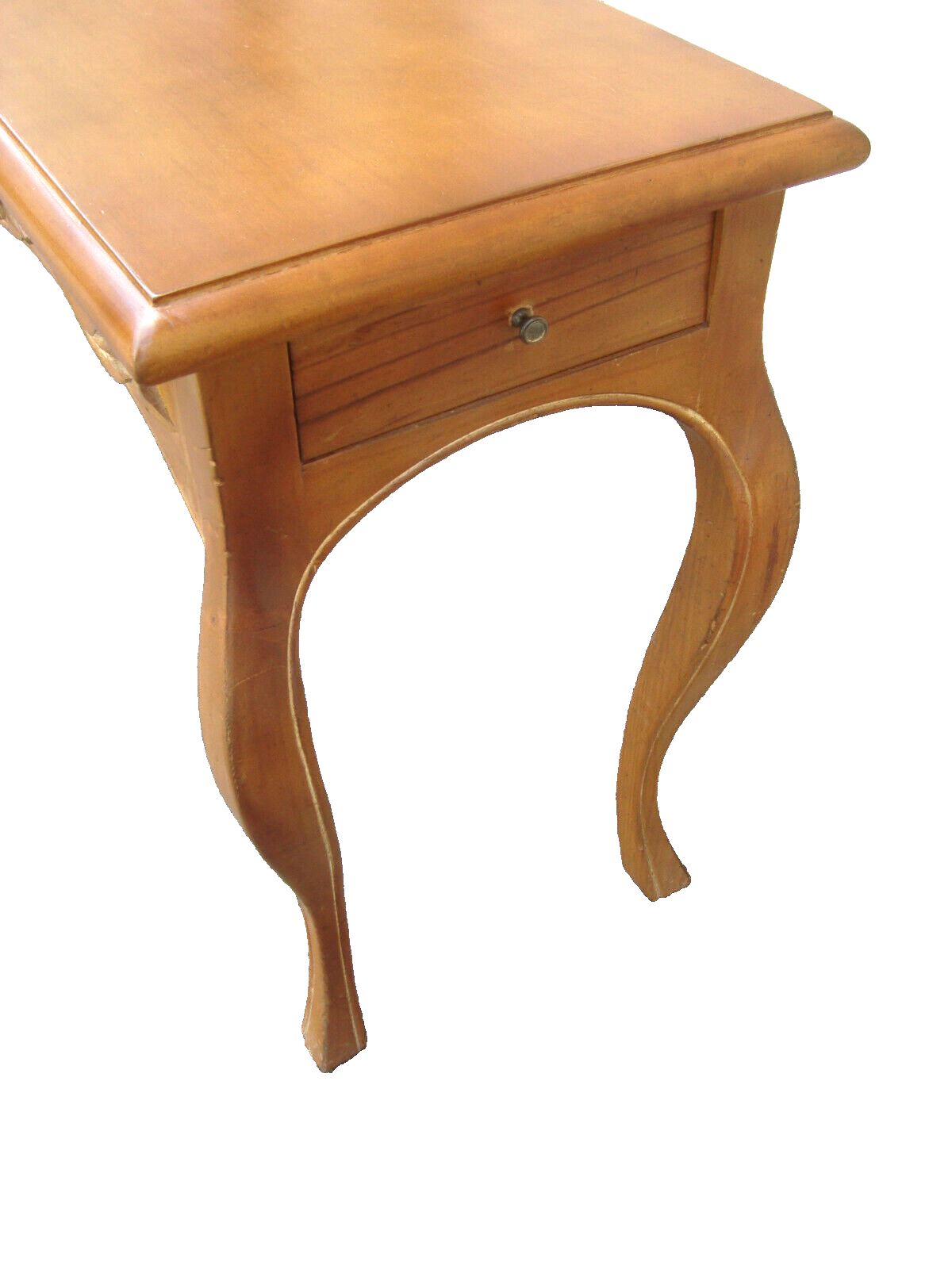 61967 French Country Custom Carved Console Hall Table Sofa Stand with 2 drawers