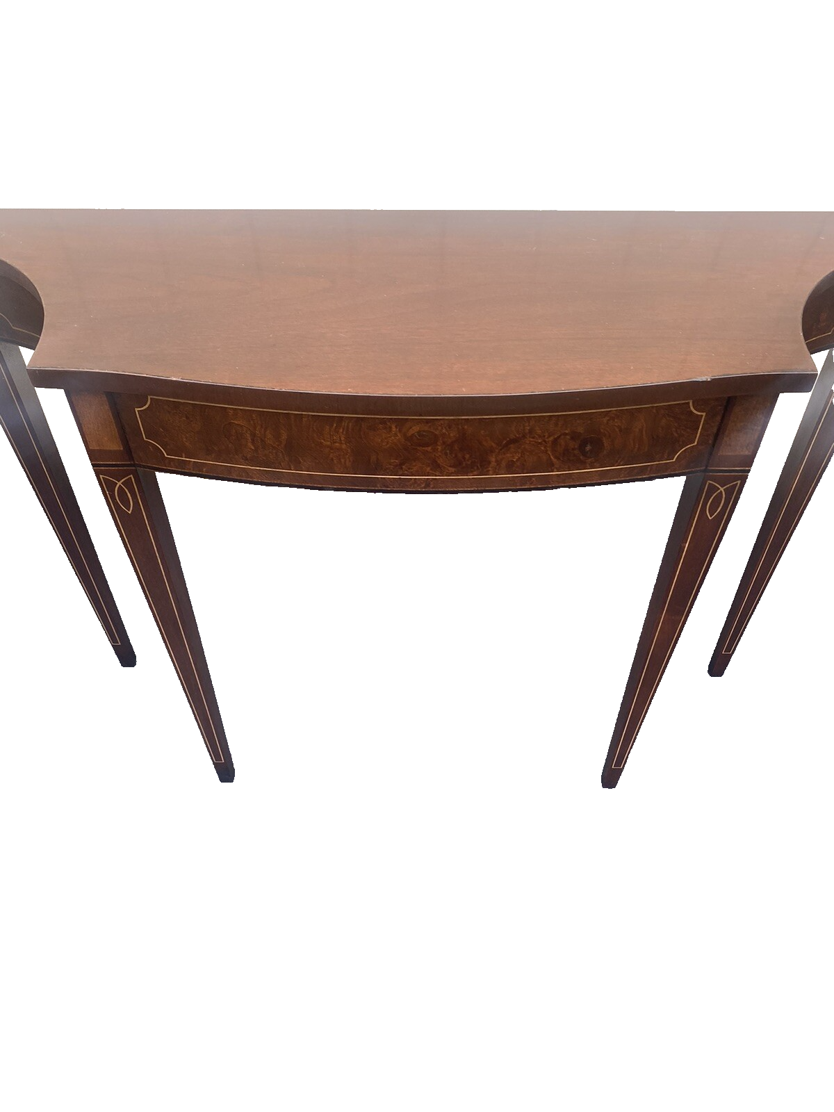 66086  Hepplewhite Mahogany Console Table Stand