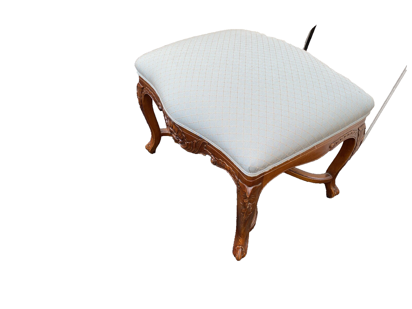 65509 French Country Quality Vanity stool Ottoman