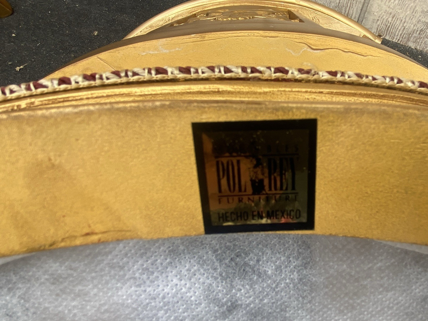 66455  Pair Custom Hand Made Decorator Chair s with Fish Figures.