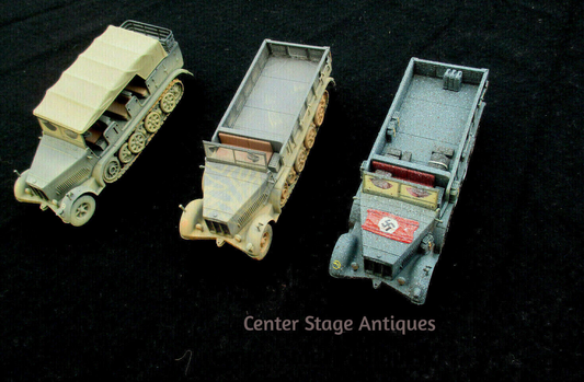 ES57  3 CORGI WWI Legends Krauss-Maffei 8 ton SDKFZ 7 Half Trucks DIECAST METAL 
