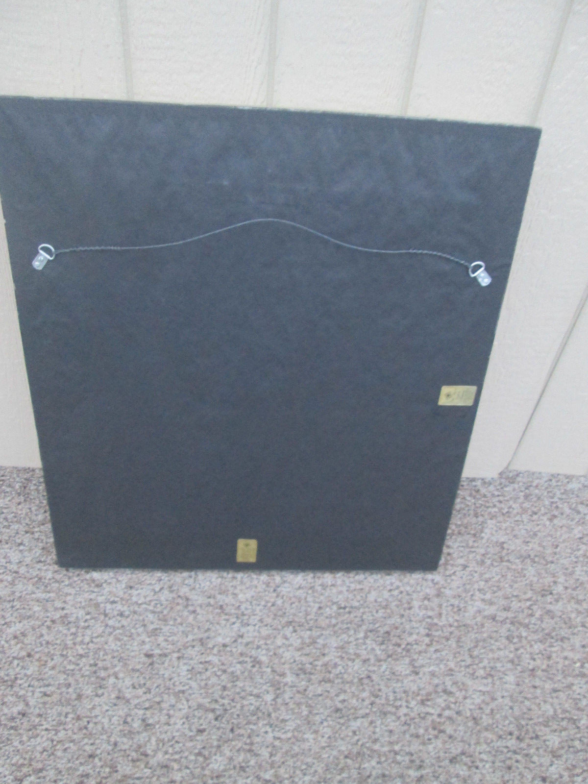 57873   Quality Carved Wood Mirror in Custom Framed Picture Frame