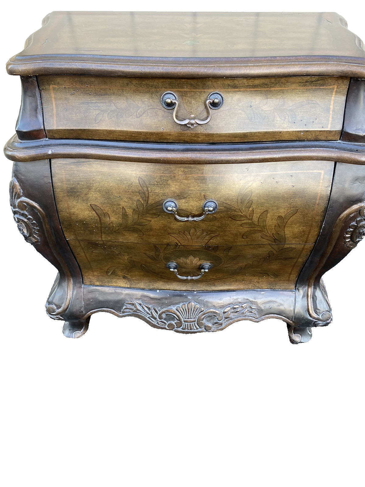 66319  Bombay Nightstand End Table Stand