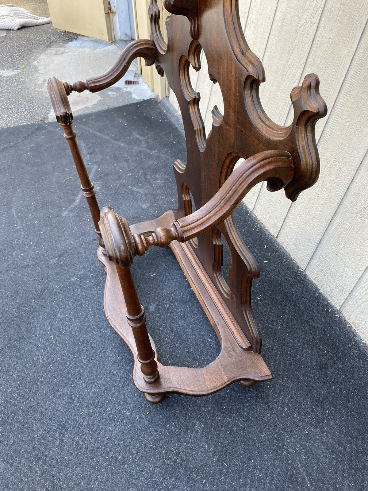 64495 Antique Gothic Victorian Hall Tree Hat rack Umbrella Stand