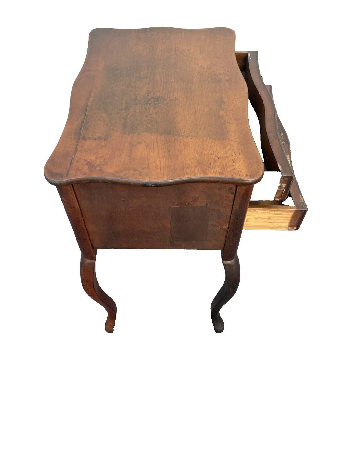 66964 Antique Empire Mahogany Nightstand End Table Stand