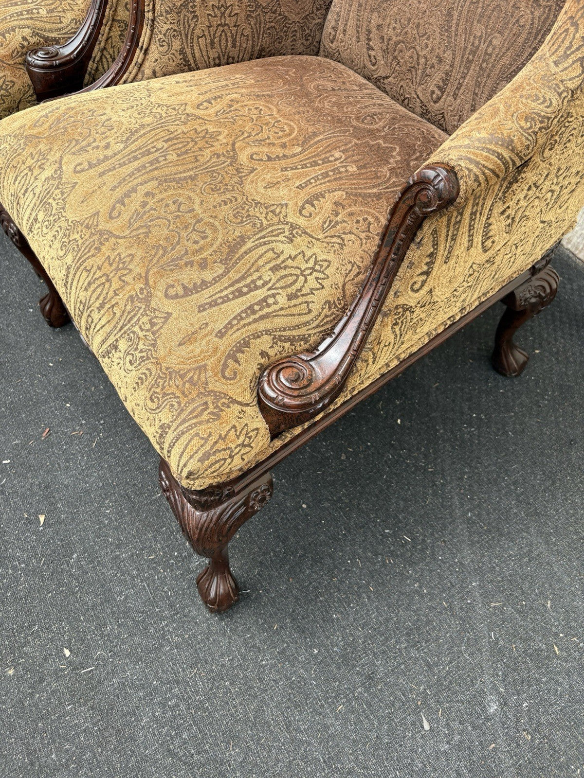 66831   Pair Quality Bergere Armchair Chair s