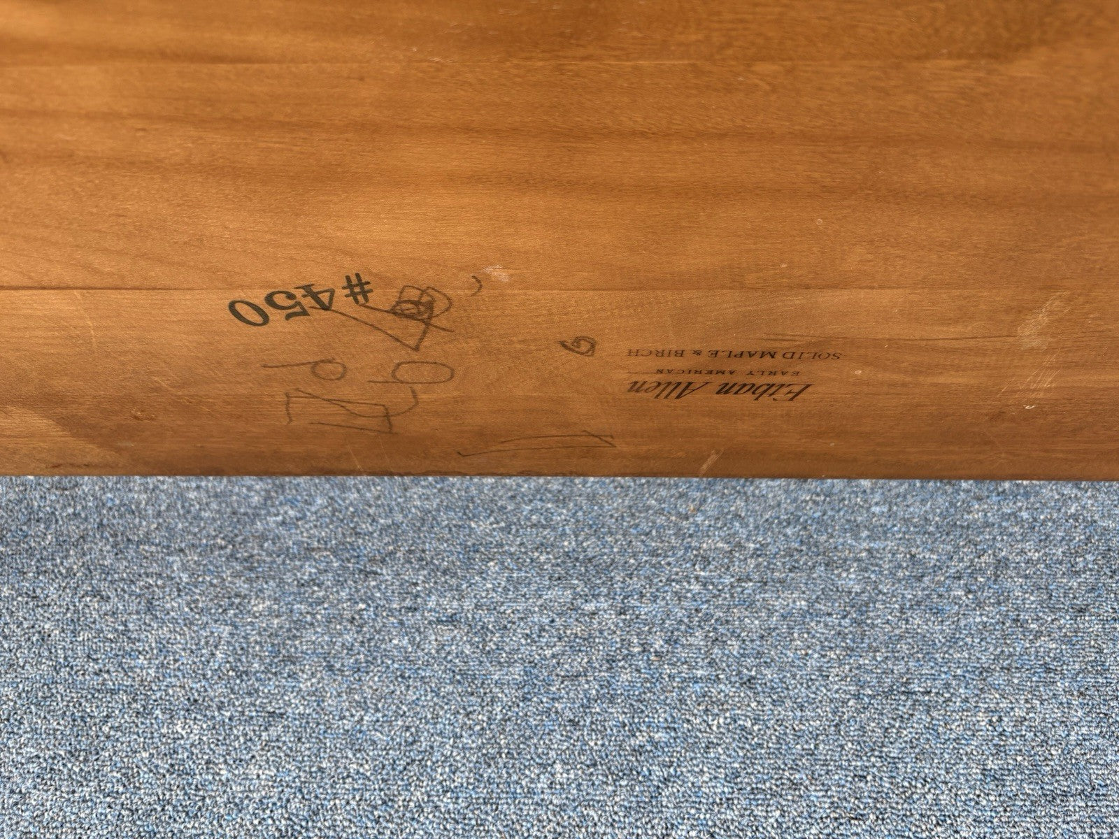 65774 Ethan Allen Maple Settee Bench