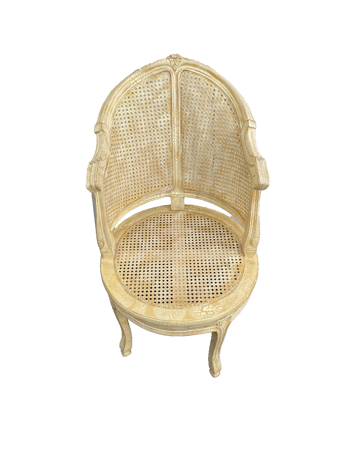 65353 Decorator Swivel Vanity Chair with upholstered cushion