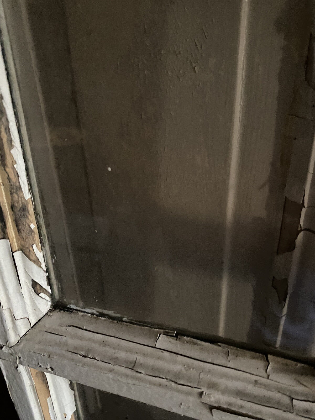 Door 02:     Antique Victorian Solid Wood Door  32 1/4" W  x 80"H