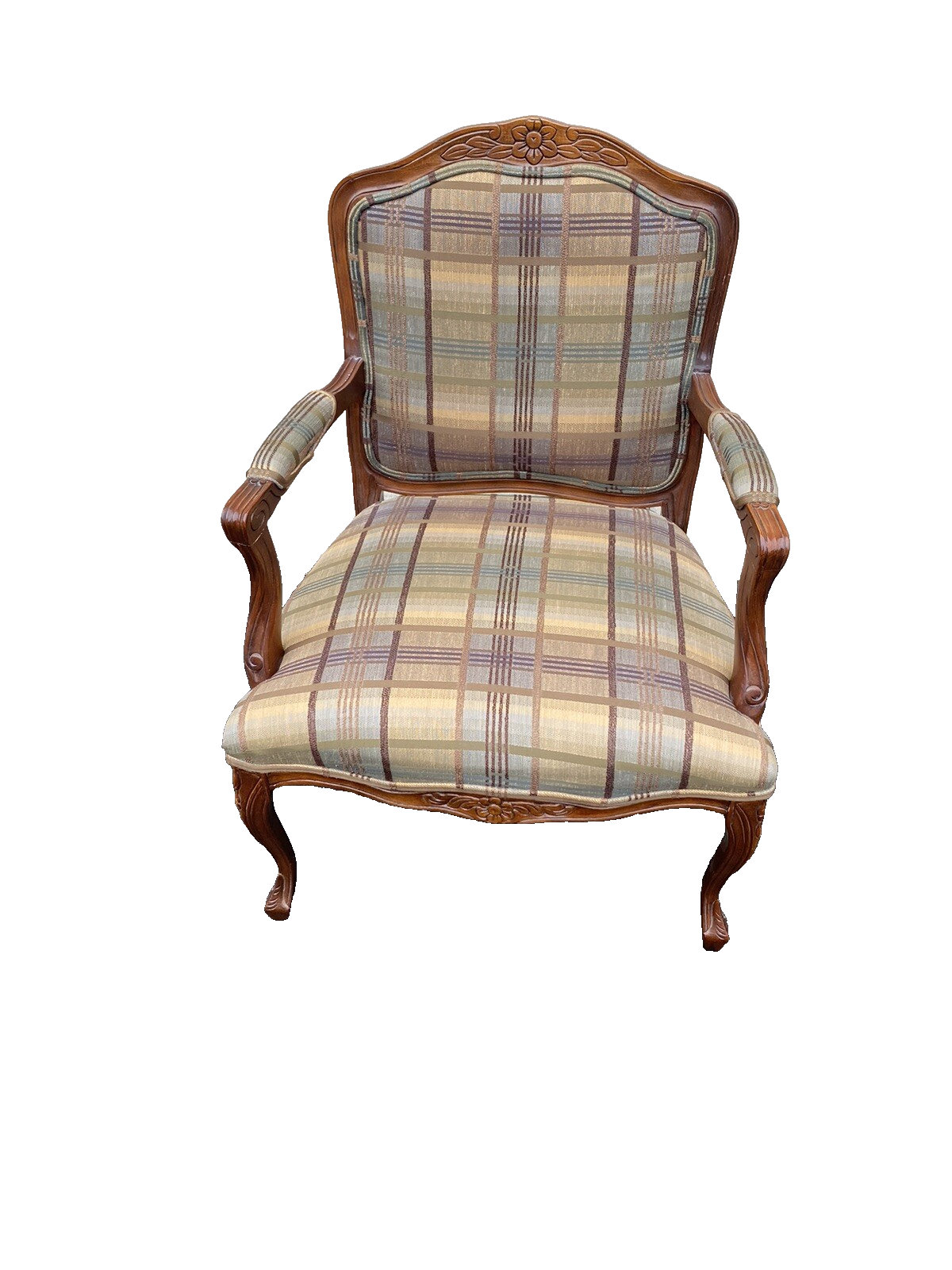65910 French Country LLOYDS Furniture Bergere Armchair Chair