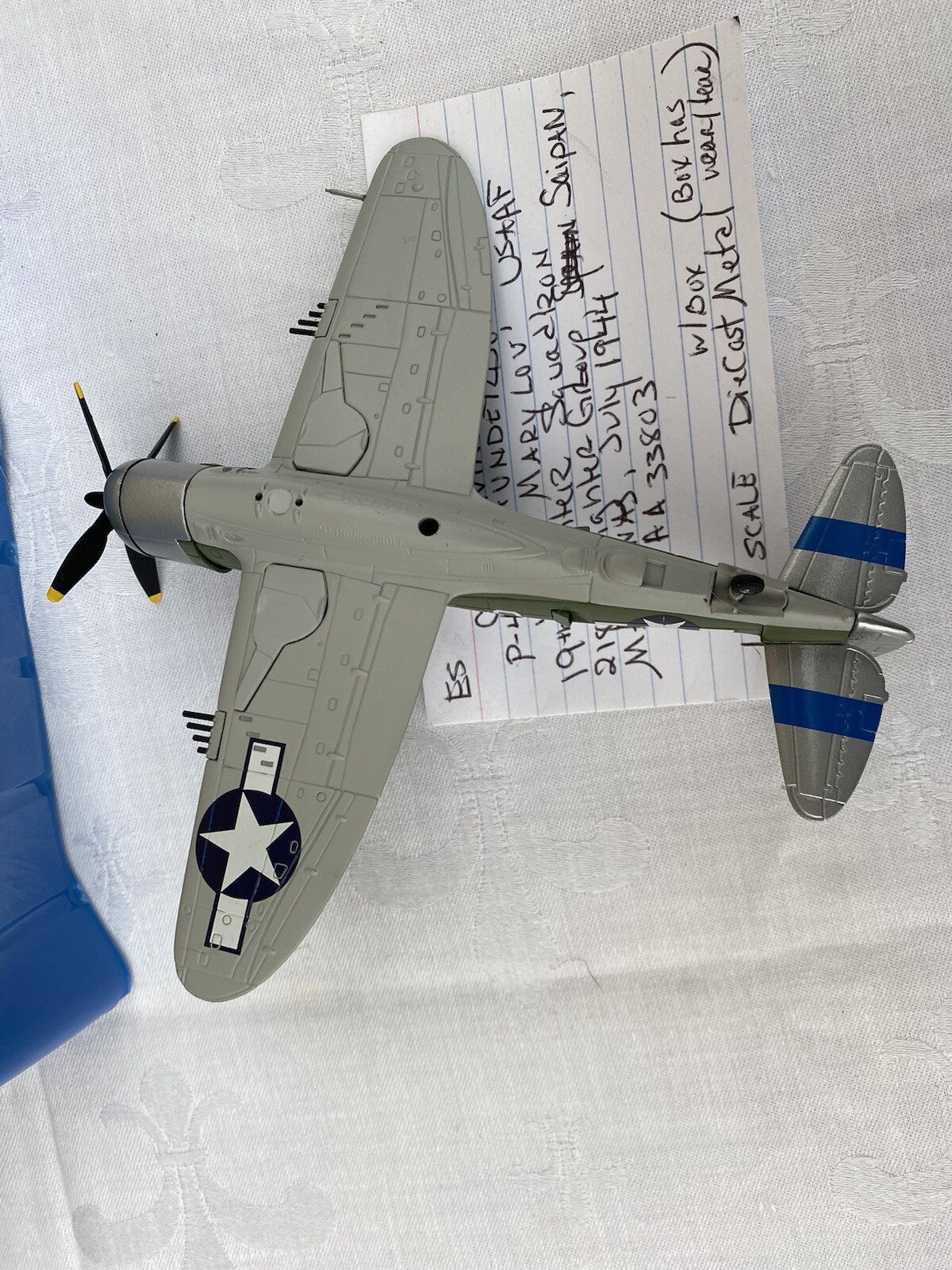 ES 81:  Corgi P 47 D Thunderbolt MISS MARY LOU USAAF   AA33803   1:72 scale