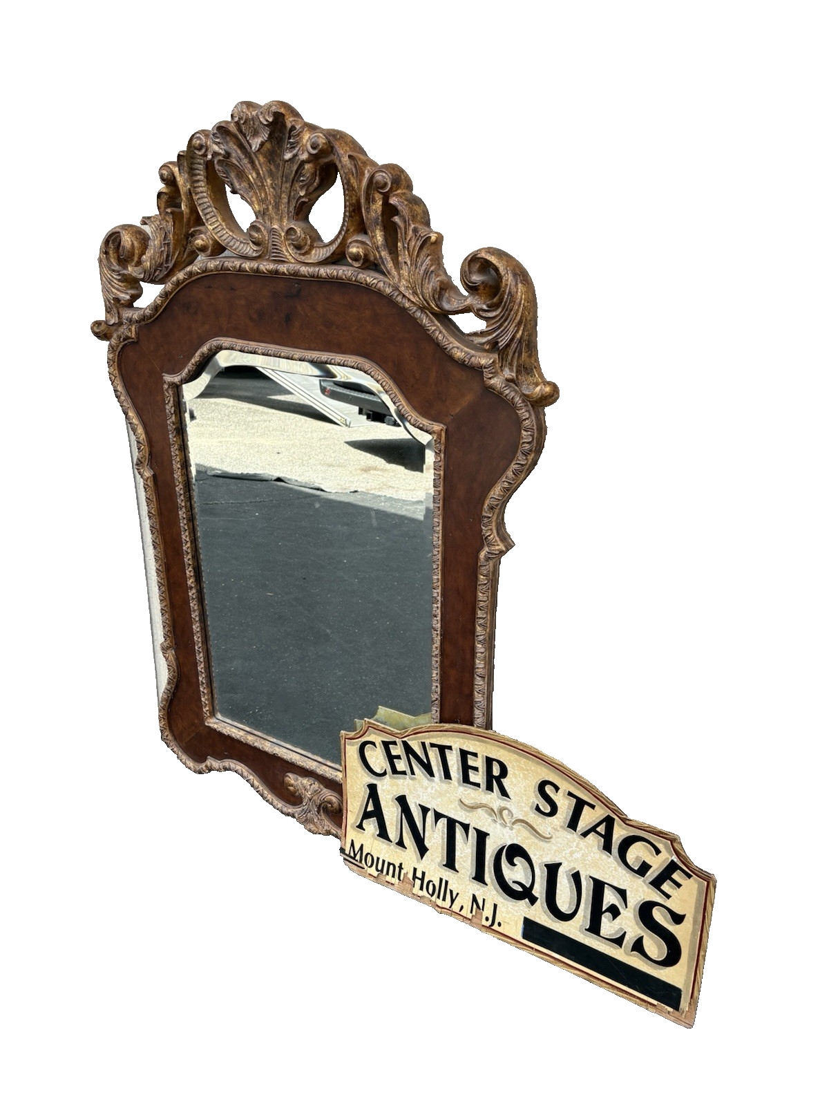 66765 Large Decorator Chippendale Beveled Mirror