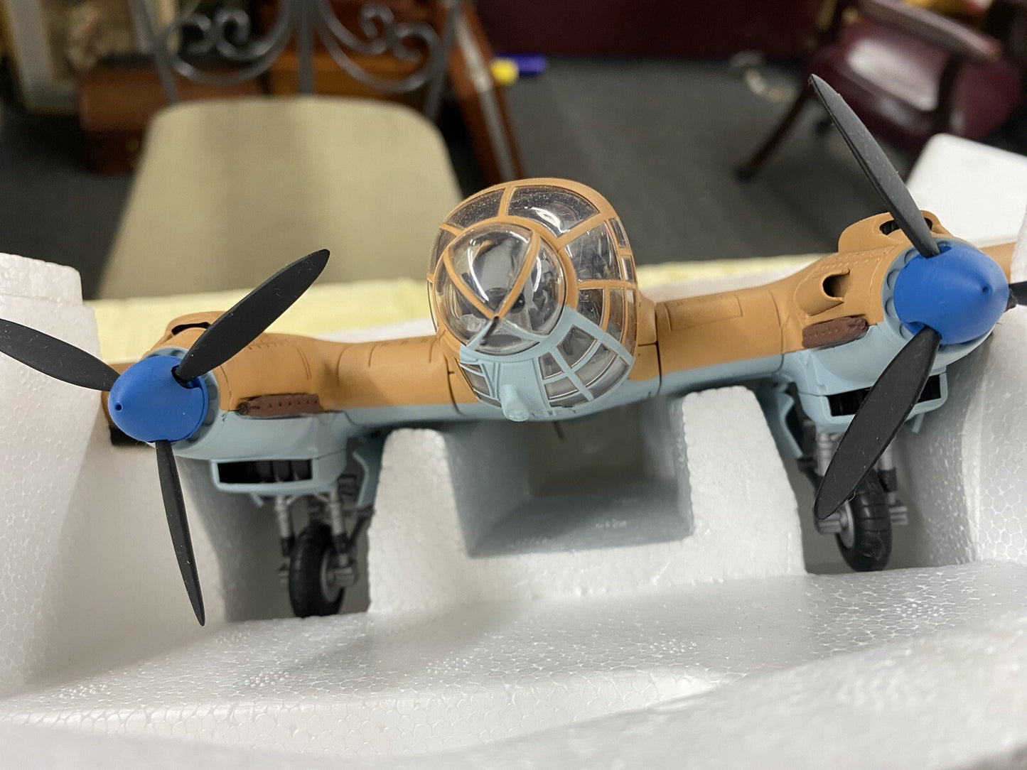 ES 307 Franklin Mint Precision B11E199  WW11 German Heinkel 111 Libya Desert NIB