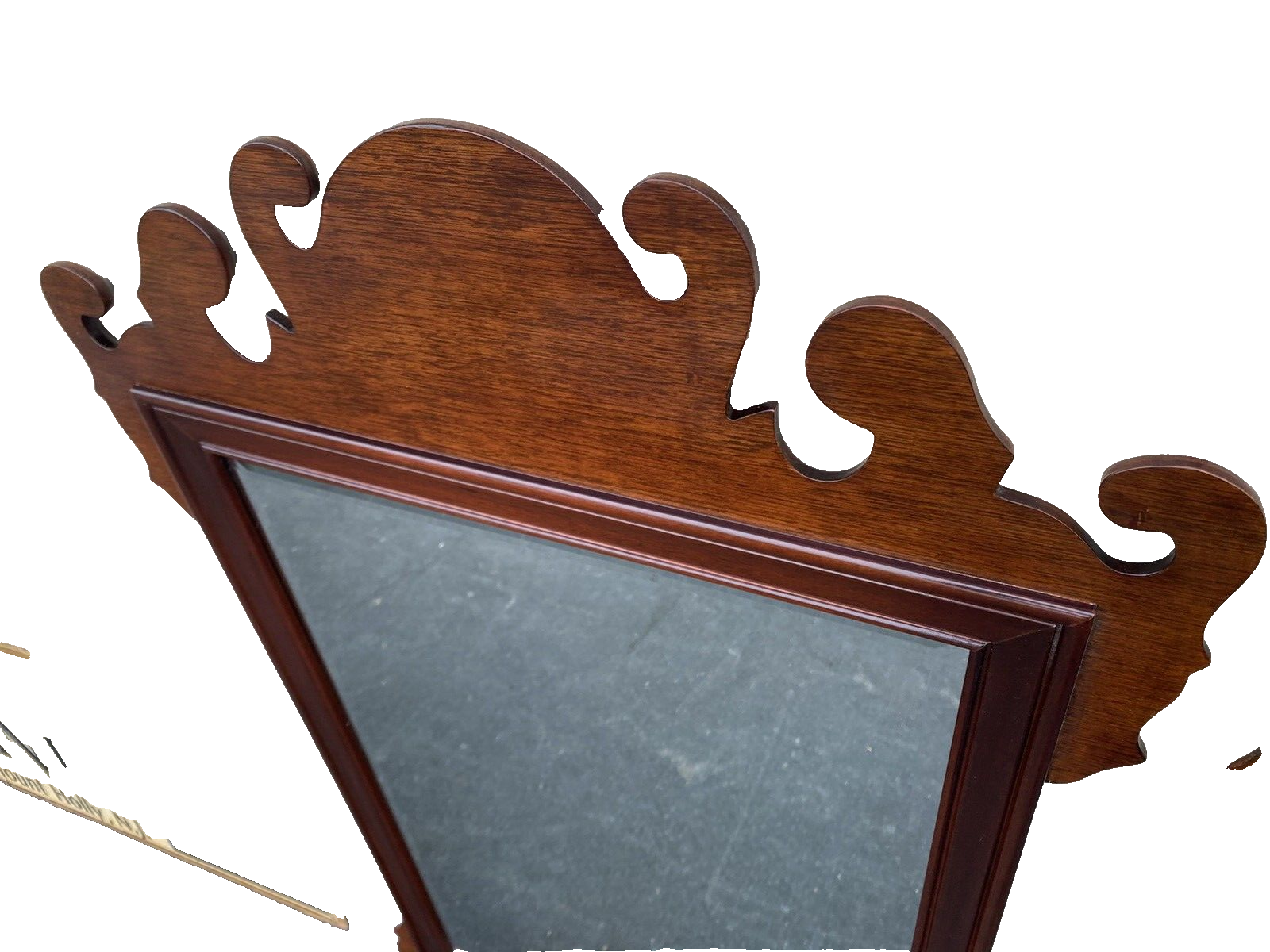 65364  Pair WELLINGTON HALL Solid Mahogany Chippendale Mirror s