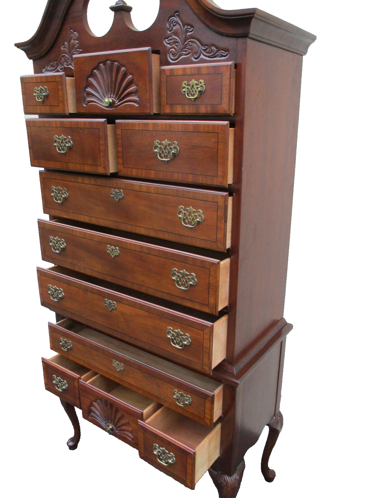 63097 STANLEY STONELEIGH Furniture High Boy Dresser Chest