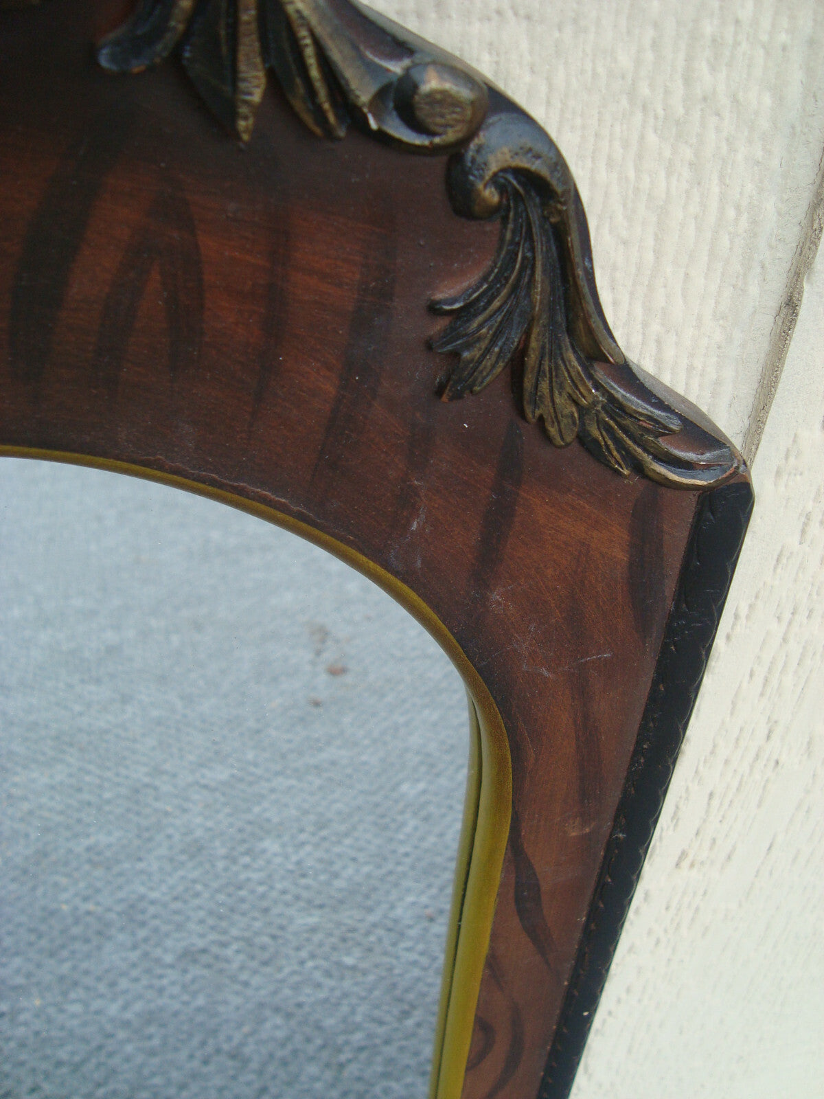 61266  Modern Carved Mirror in Fancy Picture Frame
