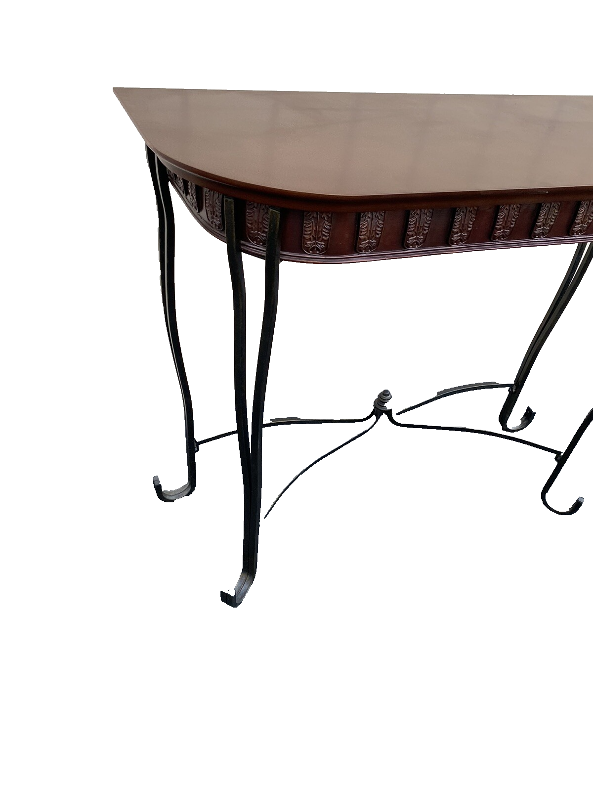 66096 Modern Console Hall Table Stand with iron base