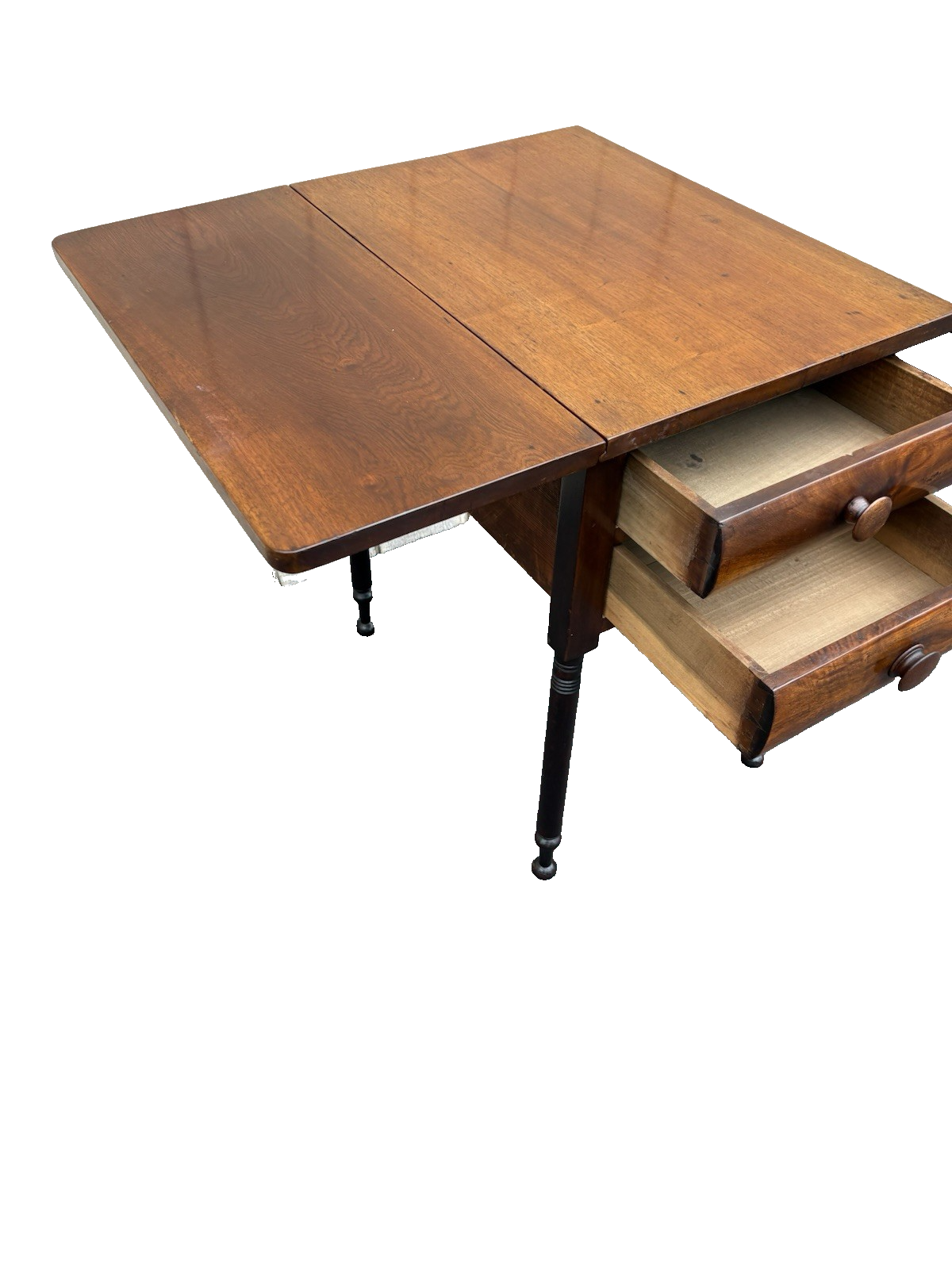 66902 Empire Mahogany Dropside Lamp Table Stand