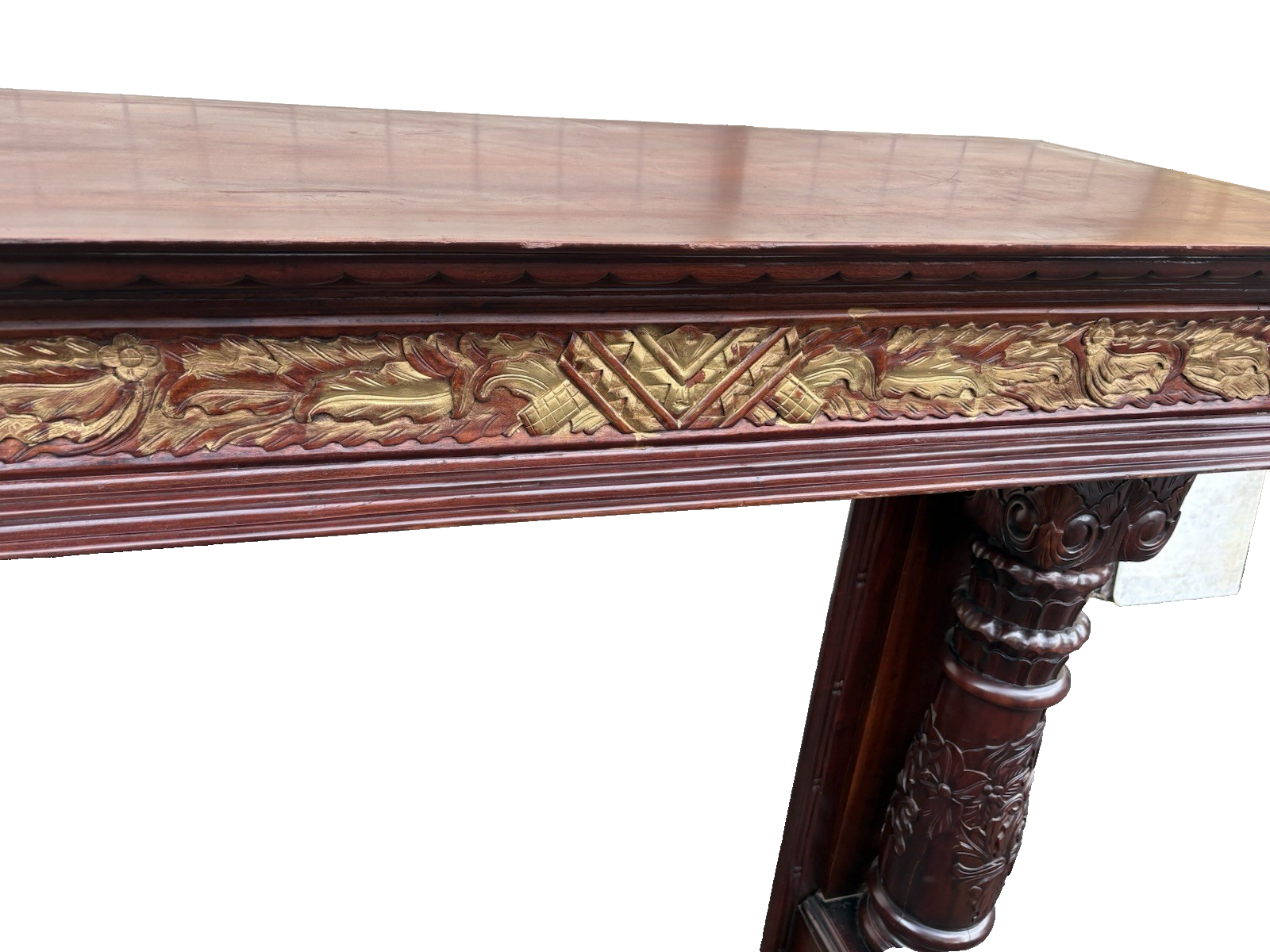 66878  Solid Mahogany Fireplace Mantle