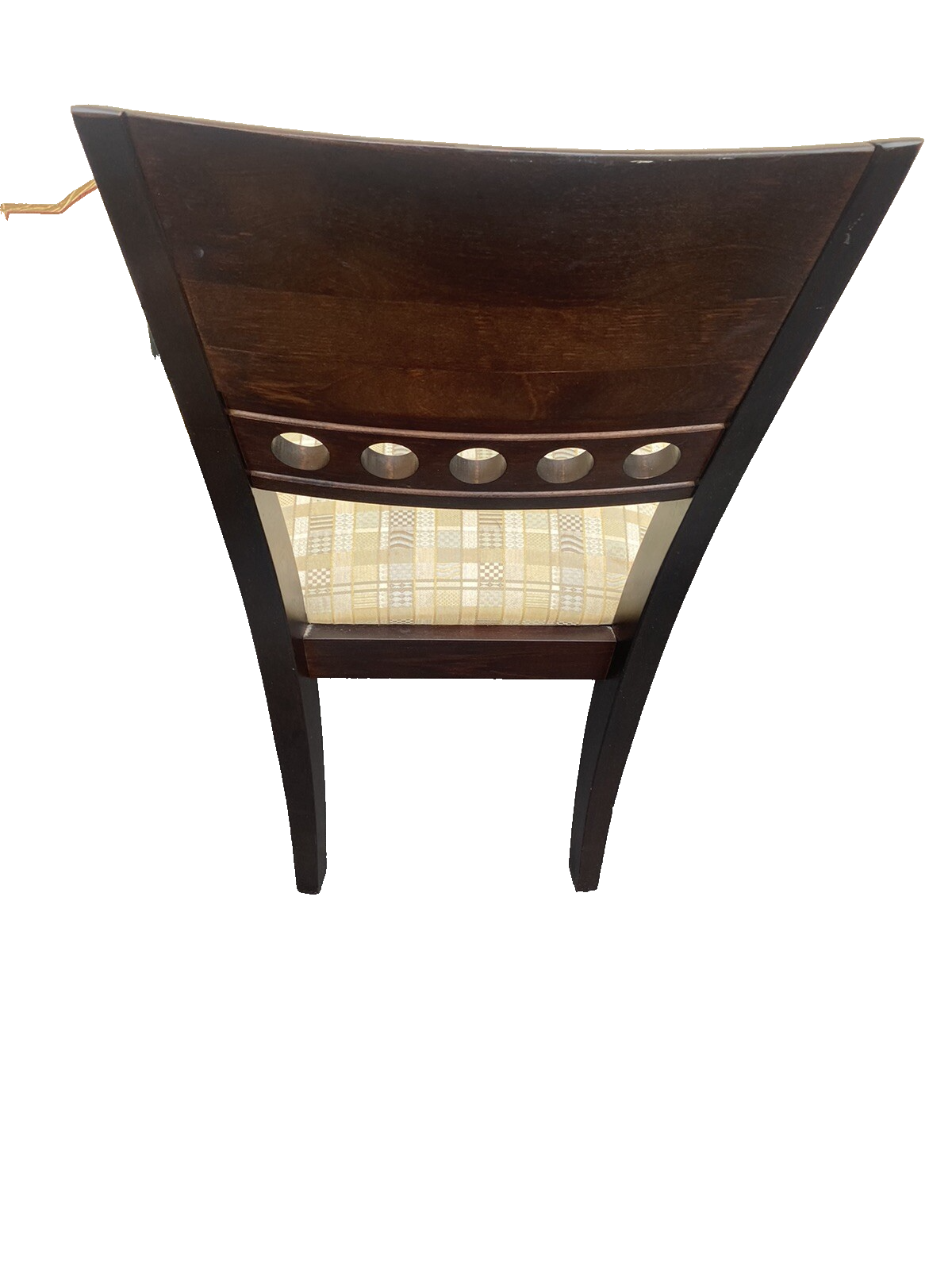 65670 Set of 4 Ebony Modern Dining Room Side Chairs