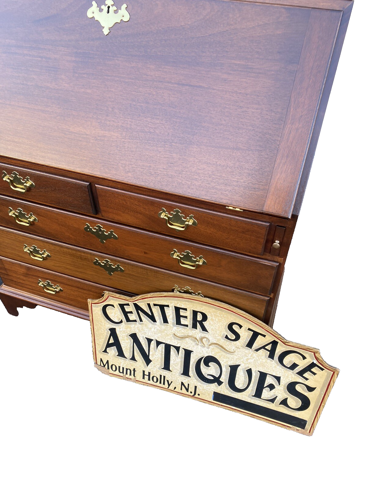 66608   Custom Hand Made Secretary Desk JOSEPH HOFF 1982