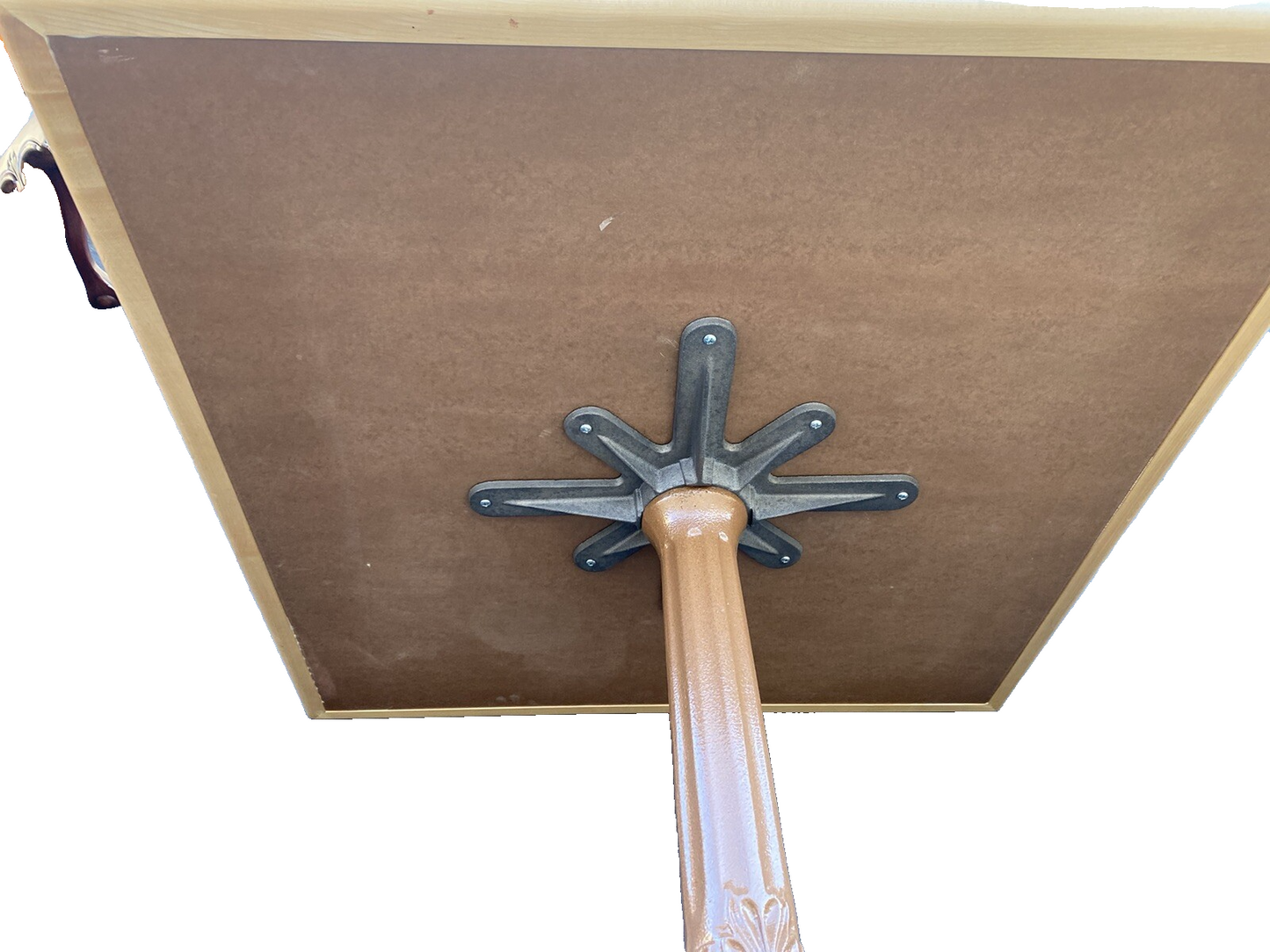 65315   Modern Cast Iron Dining Table Ice Cream Parlor Table