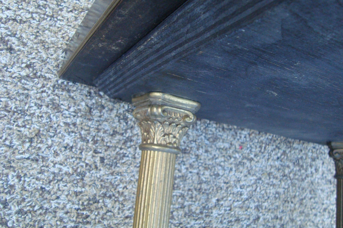 60919 Pair Quality Modern  Metal and Marble Lamp Table  Coffee Table Stand s