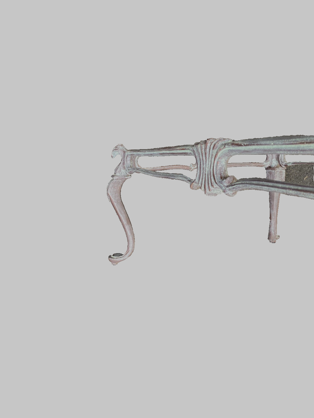 65901 Quality Bird Figural Glass Top Coffee Table