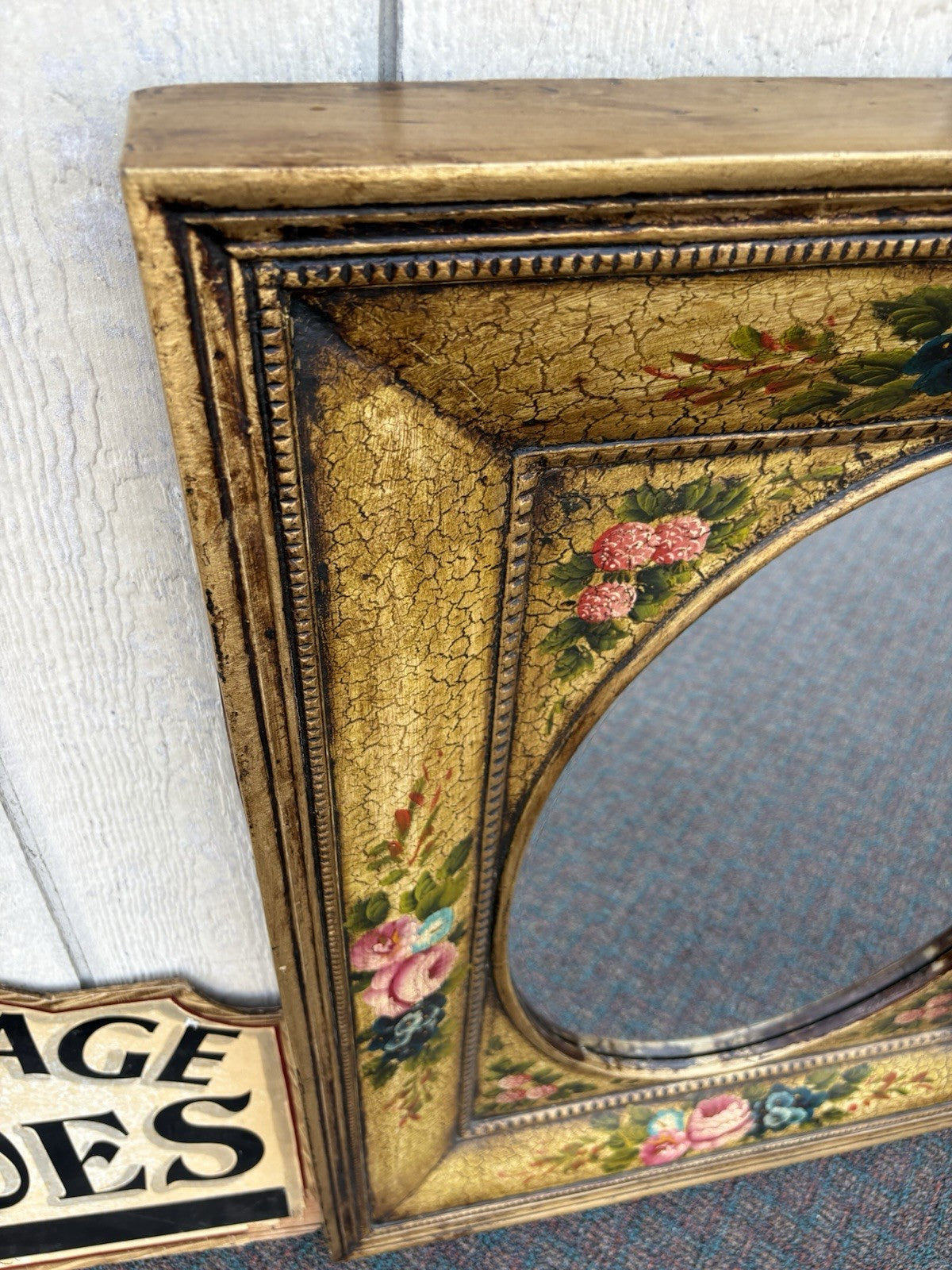 66909  Modern Decorator Mirror in Fancy Picture Frame