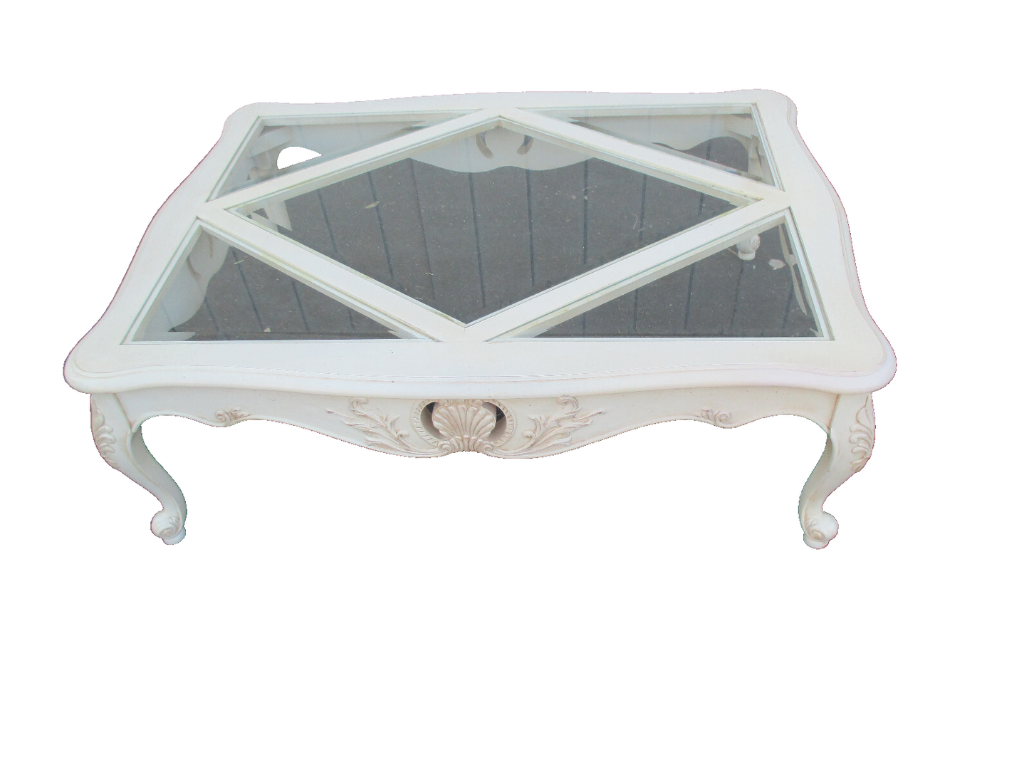 63956 ETHAN ALLEN Louis XV Coffee Table Stand 