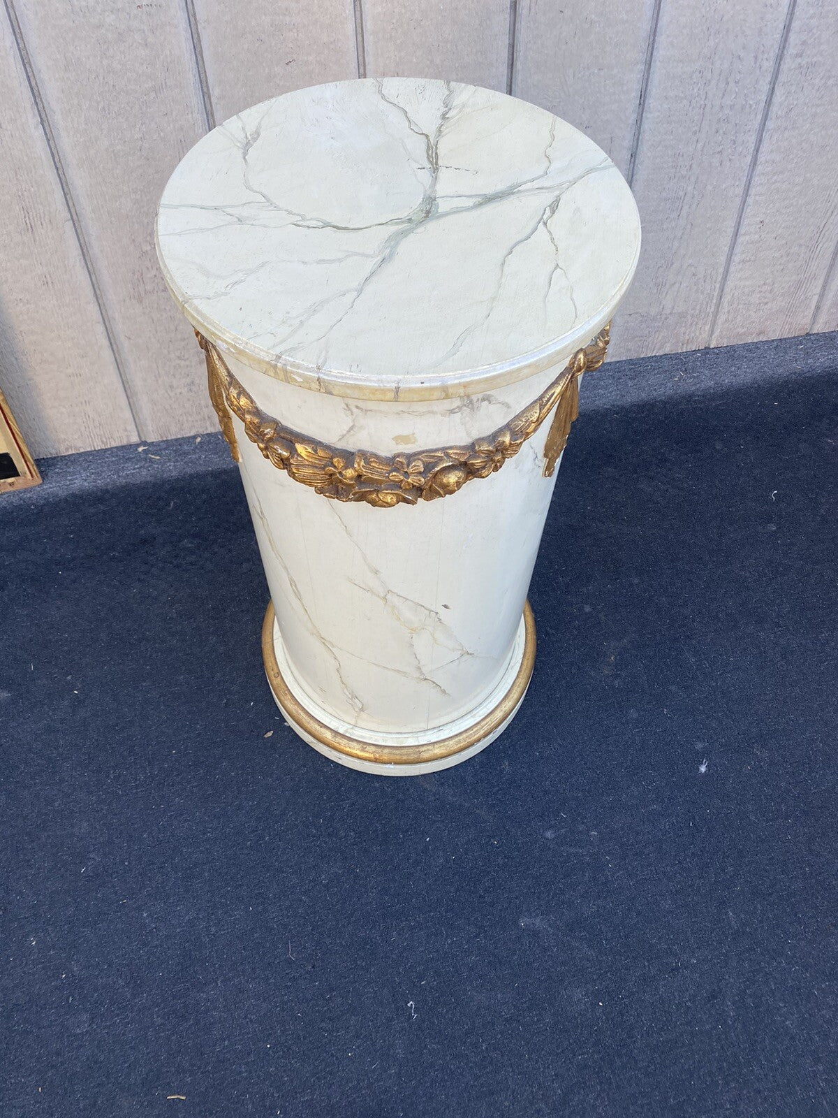 65967   Decorator  WOOD  Plant Pedestal Stand