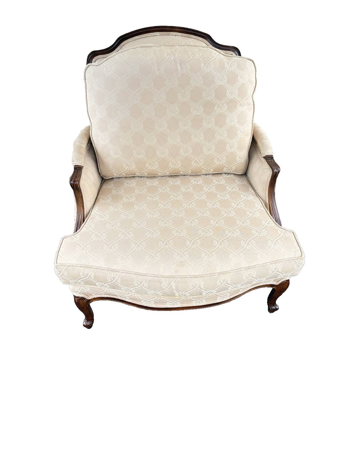 66808   ETHAN ALLEN Bergere Armchair Chair Louis XV