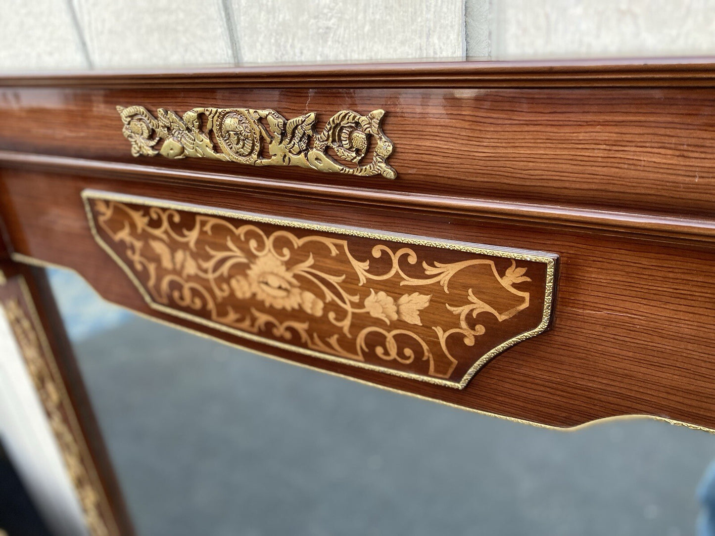 66159 Super Fancy Decorator Mirror with Bronze ormalu