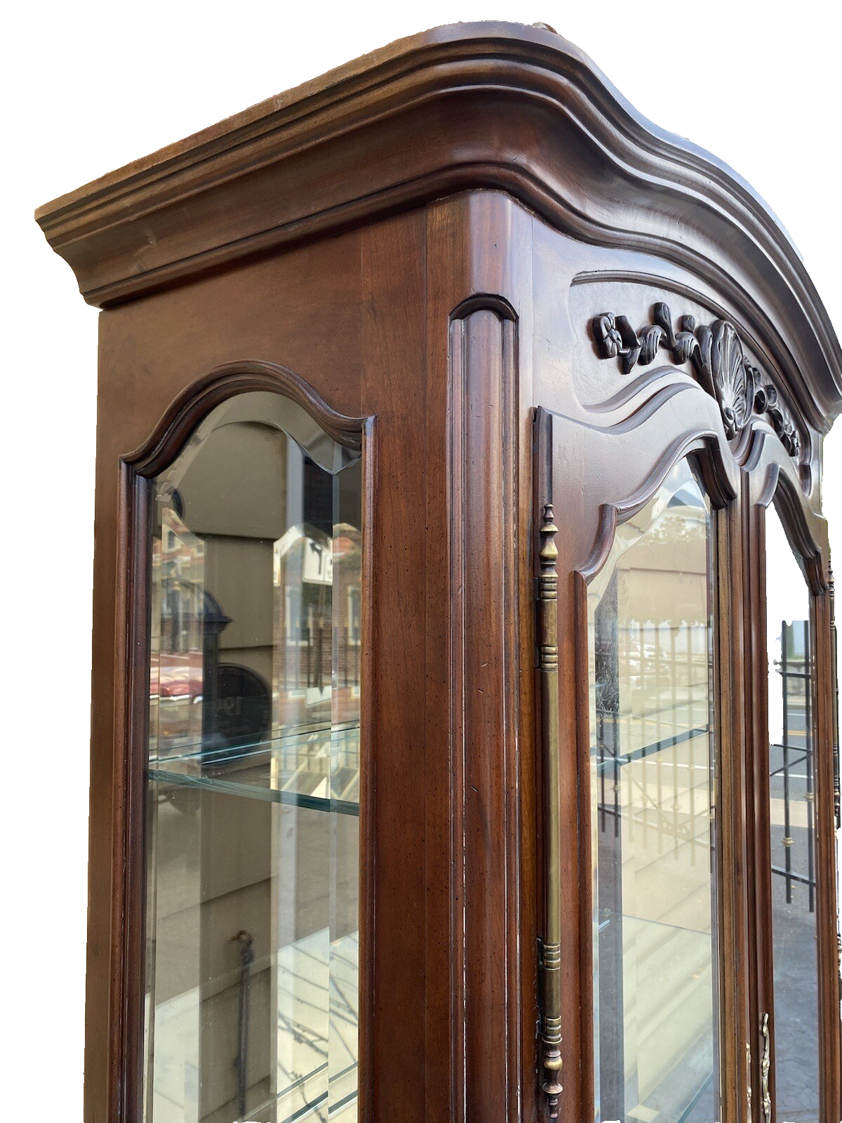 64784 Super Quality Lighted Curio China Cabinet